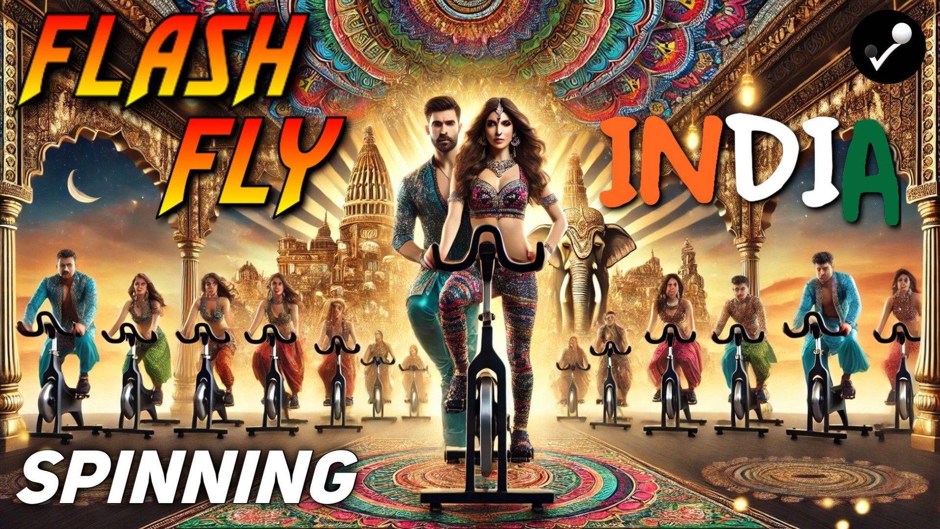 Fly to India, Spinning Session, Jose Balbin, Indoor Cycling Fly to India, Spinning Session, Jose Balbin, Indoor Cycling