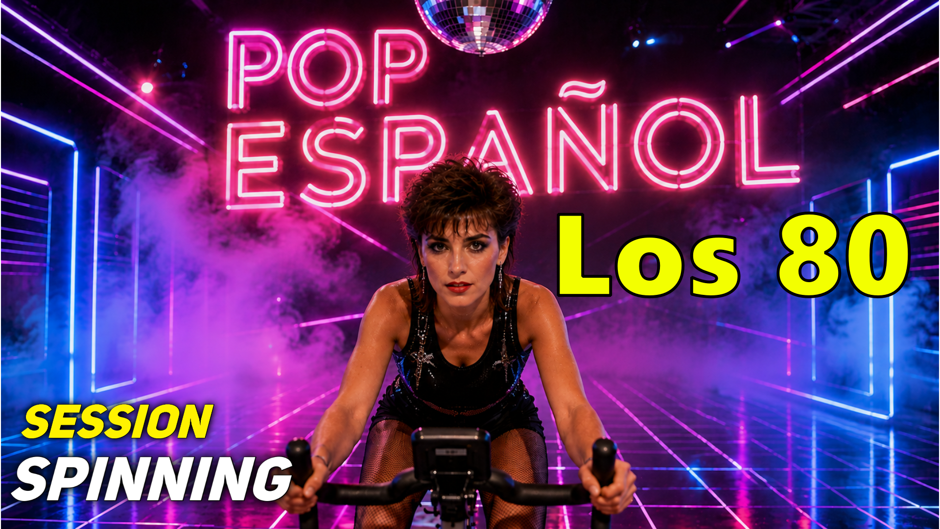 La Mejor Clase de Spinning con la Mejor Música Pop de los 80 en Español Jose Balbin Ciclo Indoor