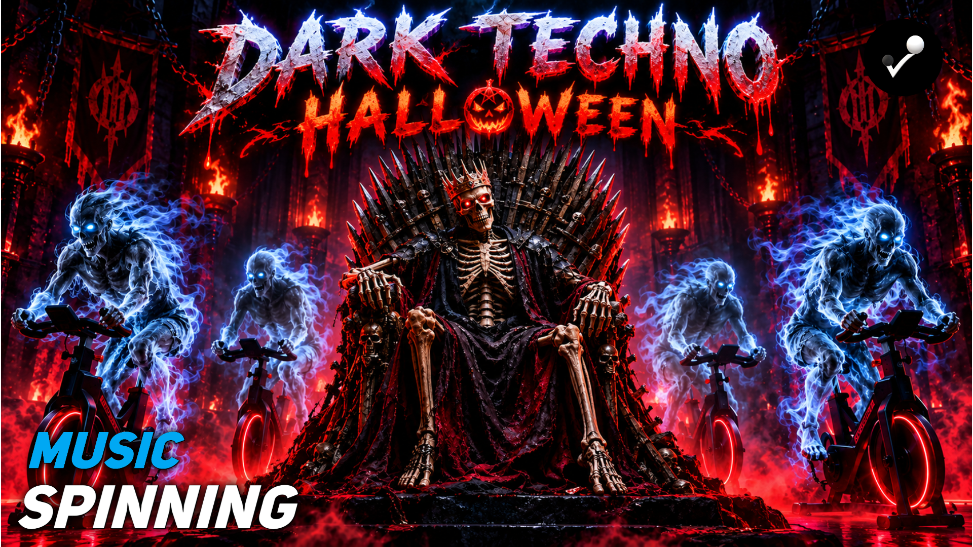 Dark Techno Halloween Season Spinning Session Jose Balbin Indoor Cycling Ciclo Indoor