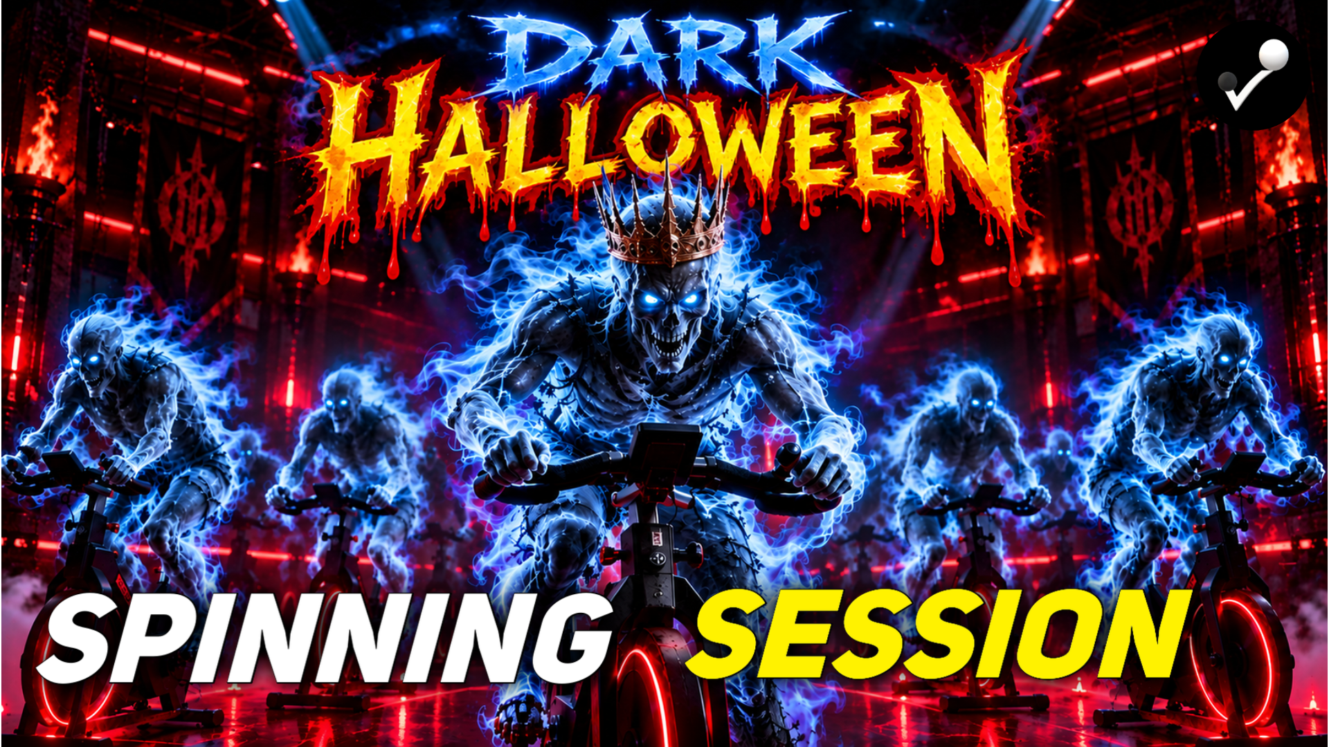 Dark Techno Halloween Season Spinning Session Jose Balbin Indoor Cycling Ciclo Indoor